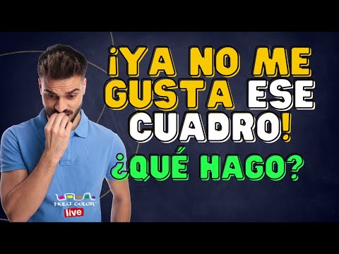 3 FORMAS PARA REUTILIZAR Un Lienzo Usado Hola Color LIVE