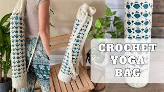 Crochet Yoga Mat Tote Bag Pattern | Free & Beginner Friendly Tutorial