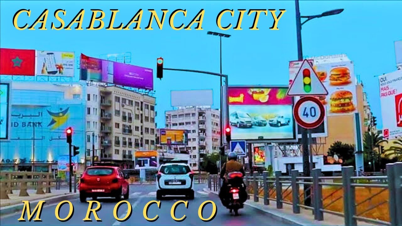 Driving Downtown - Casablanca (24 may 2022) Morocco Africa [FHD 60fps]