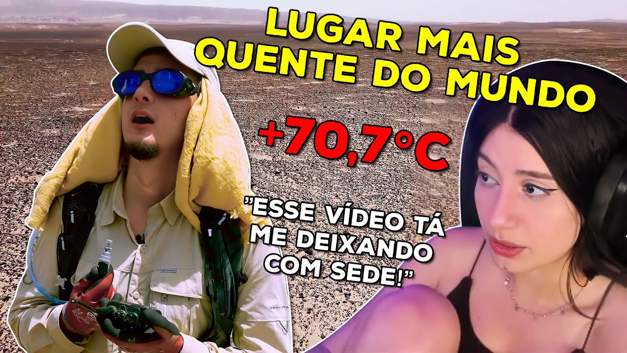 YAYAH REAGE: VISITANDO O LUGAR MAIS QUENTE DO MUNDO (70,7ºC) DESERTO DE LUT | Yayah Clipes