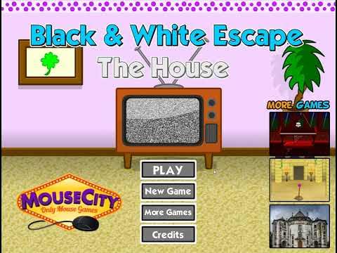 Black & White Escape House Walkthrough - YouTube