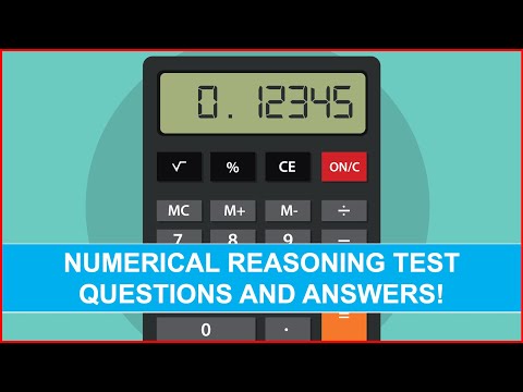 NUMERICAL REASONING TEST Questions u0026 Answers! (PASS with 100%!) How to PASS a Numeracy Test!