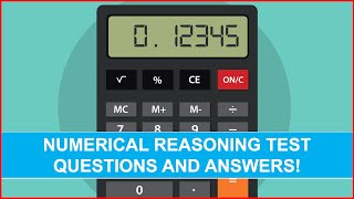 NUMERICAL REASONING TEST Questions & Answers! (PASS with 100%!) How to PASS a Numeracy Test!