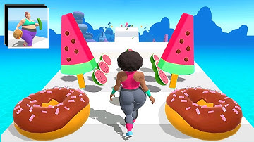 Fat 2 Fit Walkthrough Gameplay All Levels iOS,Android Update Max Level Video Game 80-81 AKIQ