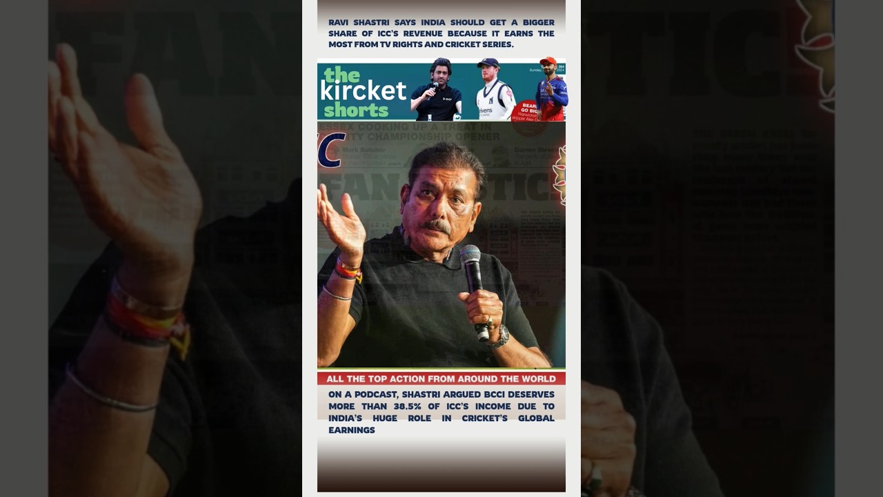 Shastri Demands Bigger ICC Share