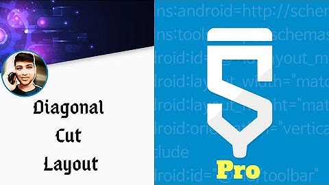 Diagonal Cut Layout in Sketchware Pro