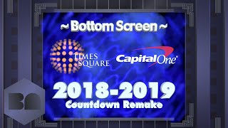 Capital One 2019 Times Square Nye Countdown Remake Bottom Screen, No Audio - Blender 3.0 Animation