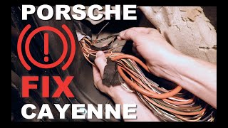 Porsche Cayenne Repair Wire Harness Corrosion Ignition Fault Water Intrusion #porschecayenne