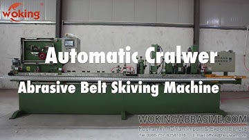 Automatic Cralwer Abrasive Belt Skiving Machine