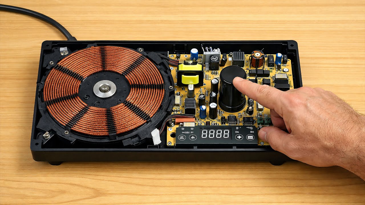 УДИВИТЕЛЬНАЯ индукционная плита с компонентами, которую никогда не стоит выбрасывать!