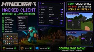 [FREE]Minecraft Bedrock Hacked Client 26.0 - 26.20+ (ALL VERSION + JAVA Support)   Windows 2026