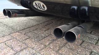 Ansa exhaust on a Triumph TR6 (Beautiful exhaust note!)