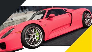 PINK PANTHER PORSCHE 918 SPYDER RACE The Crew 2 #thecrew2 #gaming #hd #racing screenshot 5