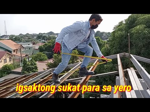 Video: Paghahain sa mga roof eaves gamit ang corrugated board