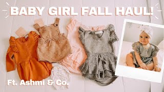 BABY GIRL FALL CLOTHING HAUL/UNBOXING! FT ASHMI & CO REVIEW | Emma Donaldson
