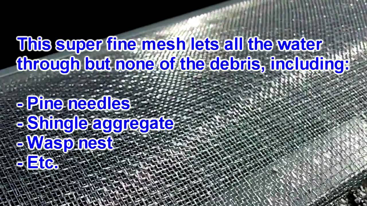 Gutter Guard; New Design With Better Water Flow. YouTube