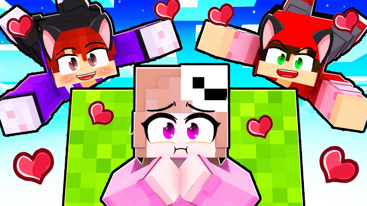OS GATINHOS querem CASAR COMIGO em UM BLOCO no MINECRAFT!