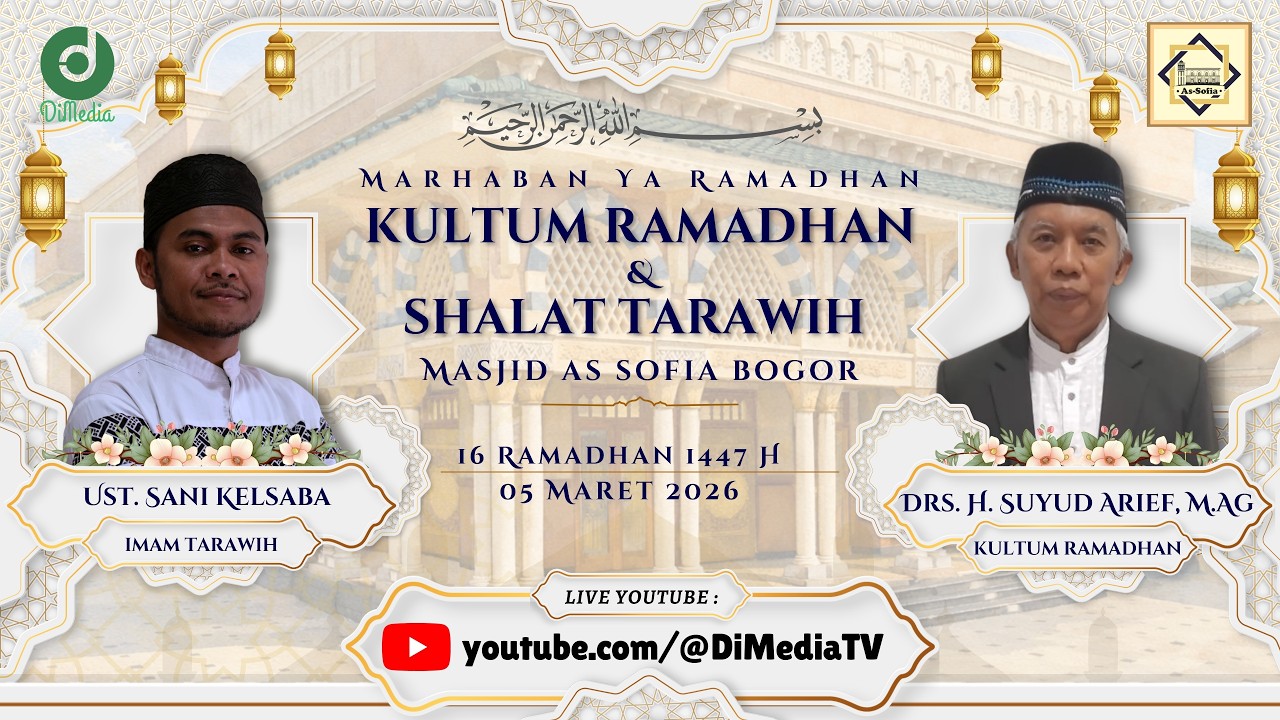 Tiga Hukum Waris Dasar | #16 Tarawih 1447H, Drs. H. Suyud Arief, M.Ag., 05 Mar 2025 @Masjid Assofia