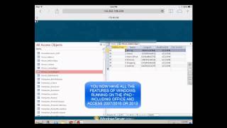 Microsoft Access on the iPad