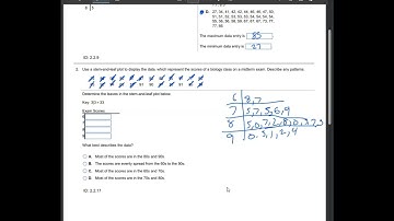 2.2 Graph and Interpret Quantitative and Qualitative Data Sets Using Stem-Leaf Plots and Dot Plots