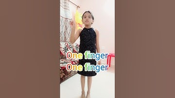 Rhymes for kids, one finger one finger tap tap tap #shortsfeed #kidslearning #nurseryrhymes