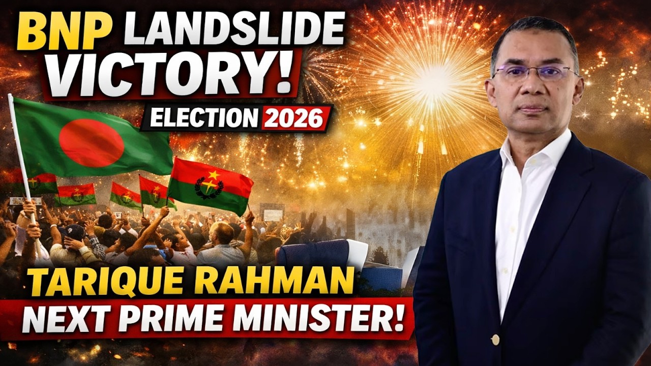 BNP Landslide Victory in Bangladesh Election 2026; Tarique Rahman Poised to Become Prime Minister