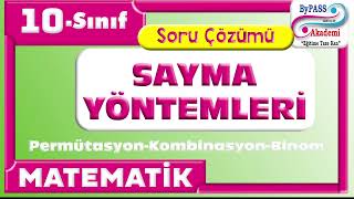 Sayma Yöntemleri̇ 10.Sınıf Matemati̇k Soru Çözümü Ütasyon