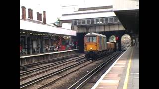 GBRf 73206 + 73208 THRASH Into Tonbridge On Engineers!