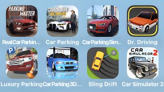 Real Car Parking, Car Parking, Car Parking Simulator, Dr Driving and More Car Games iPad Gameplay