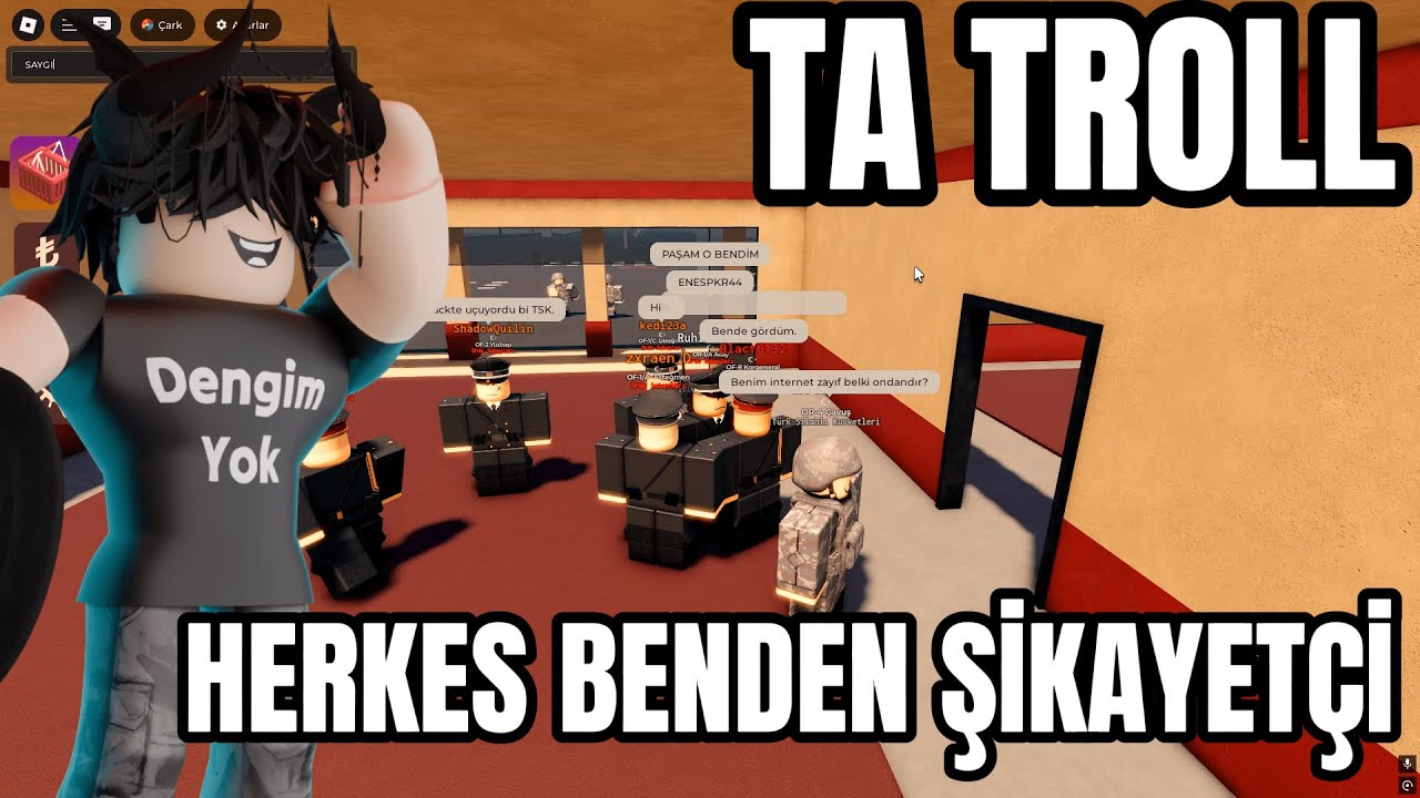 TA || BÜTÜN HERKESİ ŞAKASIZ TROLLEDİM HERKES BENİ ŞİKAYET EDİYOR - Türk Asker Kamp Troll
