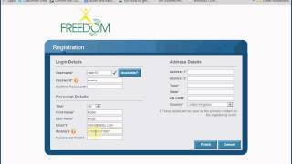 1- Creating your Freedom Device Account