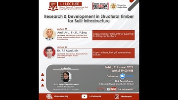 I-4 Lecture  Klaster Geografi & Infrastruktur : R&D in Structural Timber for Built Infrastructure