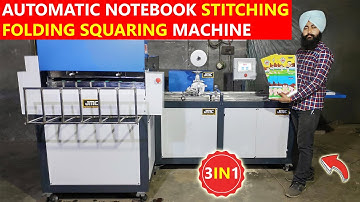 Fully Automatic Notebook Making Machine Price In India #call08360540277