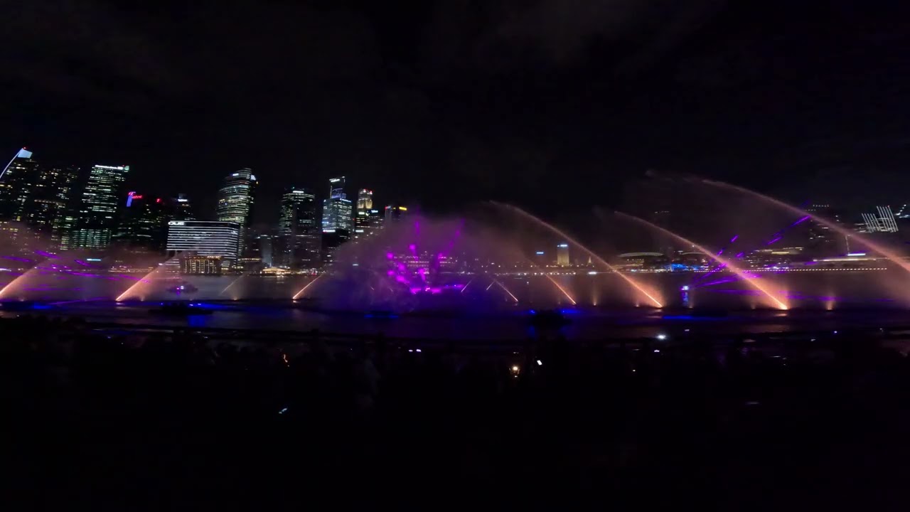 🌟 Marina Bay Sands Light Show | Singapore Night Spectacle 2025 🇸🇬✨