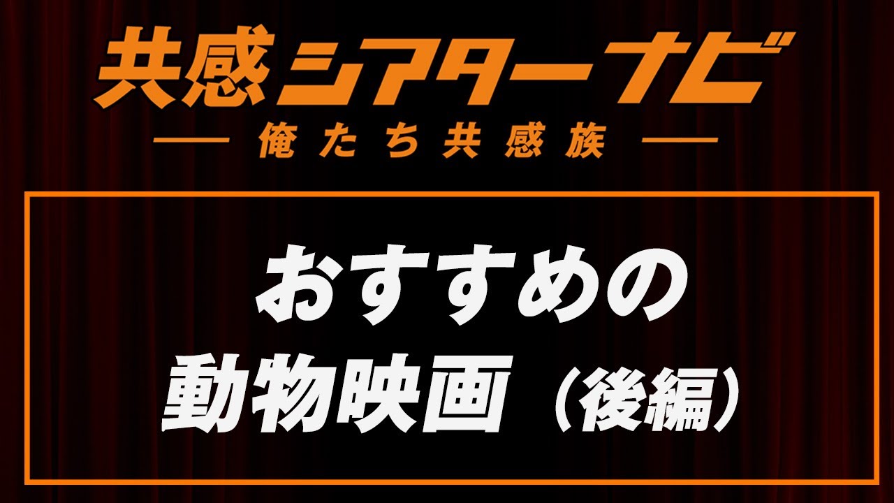 お題 おすすめの動物映画 後編 共感シアターナビ 60 21年11月9日号 Youtube