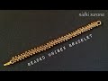 ⚜️Trendy Unisex Bracelet || How to make beaded bracelet || Pulsera Tutorial DIY (0360)