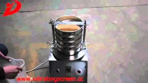 lab testing sieve video