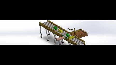 Solidworks Proximity Sensor  Sorting Conveyor