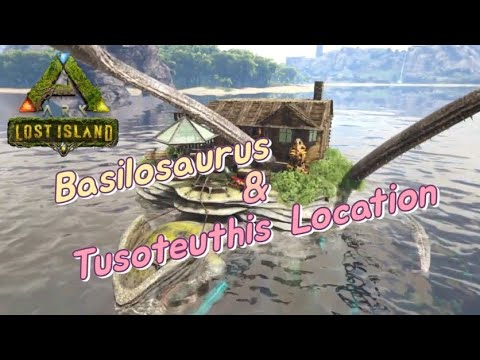 Ps4 Ark ロストアイランド編 77 バシロサウルスとトゥソテウティスの生息域 Basilosaurus Tusoteuthis Location Youtube