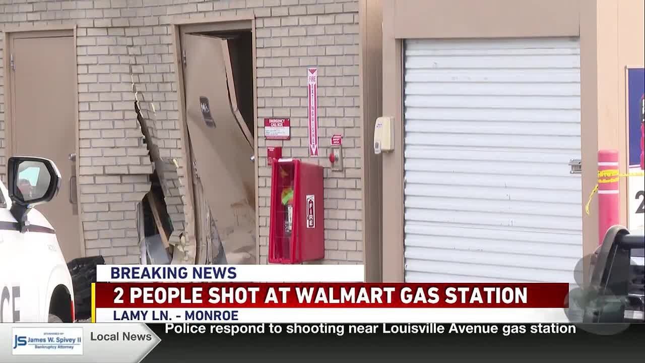 Two hurt in shooting at Monroe gas station near Walmart Supercenter ...