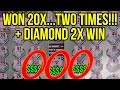 WON 20x TWO TIMES + DIAMOND DOUBLE MONEY SYMBOL!!! INSANE WINS!!!