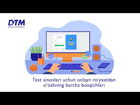 Test sinovlari uchun onlayn ro‘yxatdan o‘tishning barcha bosqichlari