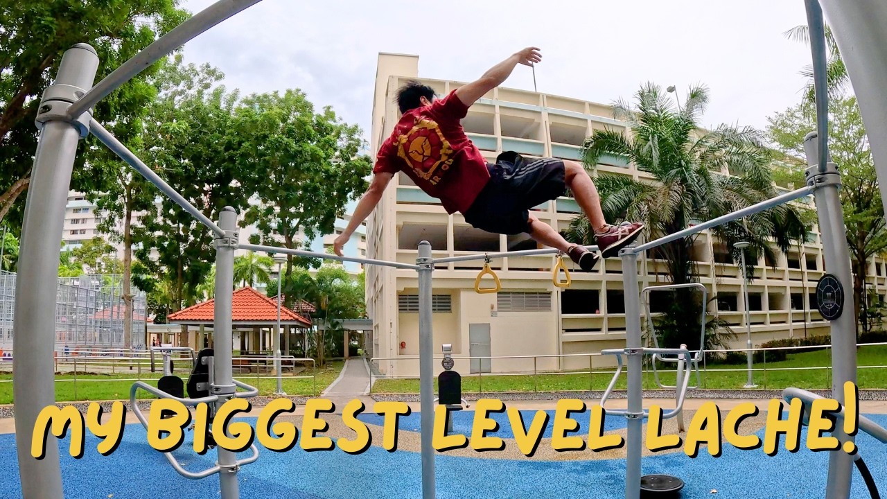 Finally got this LACHE challenge... after a year? (Parkour @ Bedok!)