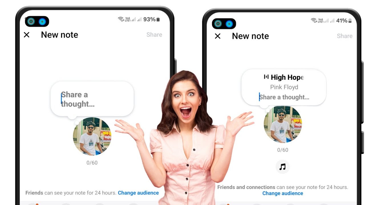 Cómo arreglar la opción de música que no se muestra en Messenger Notes ...