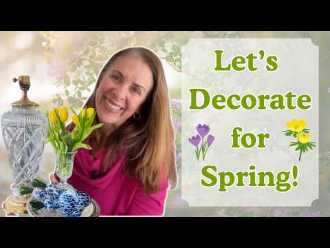 🌷SPRING & EASTER DECORATE WITH ME ~ SPRING HOME TOUR 🌷 EASY & ELEGANT CENTERPIECES