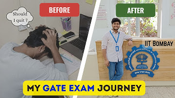 My GATE exam Journey | Tier 3 College to IIT Bombay #iitbombay #iit