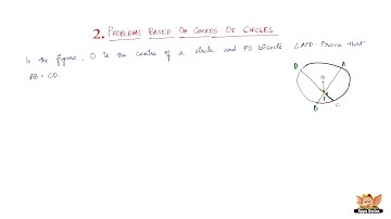 How to solve problems based on chords of circles ?