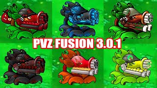 : PvZ Fusion 3.0.1 Download  All Machine Turret & Commando Peashooter vs Black Oliver Zombie Boss