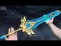 Меч из эпоксидной смолы своими руками из Genshin Impact