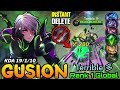 91% Win Rate S19 Gusion Instant Kill Dagger! - Top 1 Global Gusion Terrible 多 - MLBB